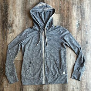 Vuori Halo Performance Hoodie 2.0 Gray Zip-Up Hoodie